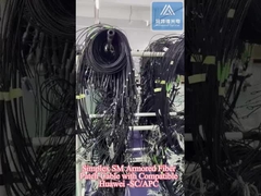 Cable de parche de fibra blindada con conector LSZH compatible con Huawei -SC/APC