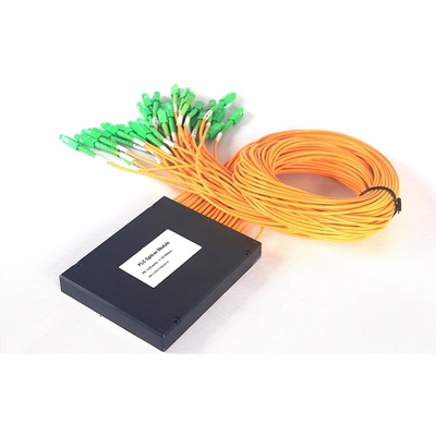 Caja 2.0m m del ABS del divisor de la fibra óptica del PLC del módulo 1x32 del SC APC 3.0m m