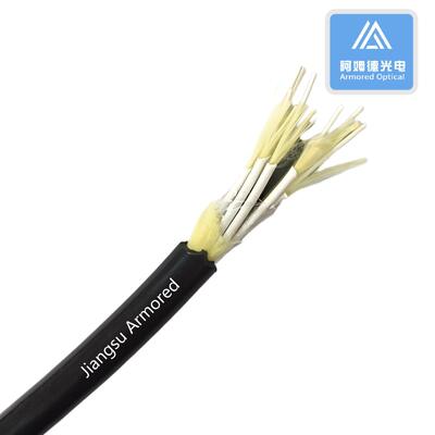 8 Cores Break Out Fiber Optical Cable 10.0mm Wind Energy Fiber Cable  Outerdoor