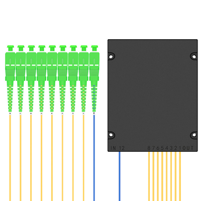 Uniformidad de canal a canal de la caja de distribución del divisor del ABS 1x8 1x16 Ftth buena
