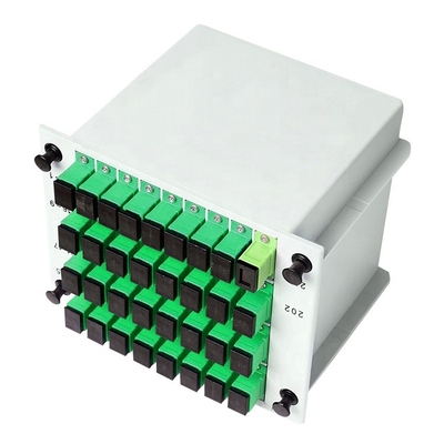 Tipo del casete del divisor 1x32 de la fibra óptica del PLC de la caja de LGX para las redes de PON