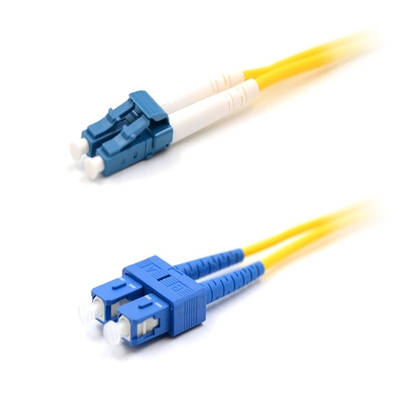 Cable del duplex 3.0m m G657A Lzsh del solo modo del cordón de remiendo de la fibra óptica del SC UPC-LC UPC