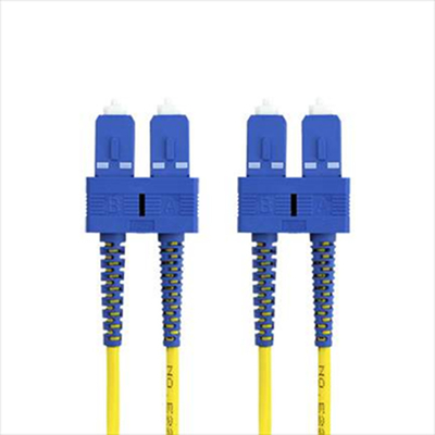 Cable del duplex 3.0m m G657A Lszh del solo modo del cordón de remiendo de la fibra óptica del SC UPC-SC UPC