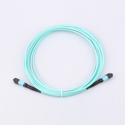 Cordón de remiendo de la fibra óptica del UPC/de APC, cable 3m m de la fibra de OM3 MTP MPO