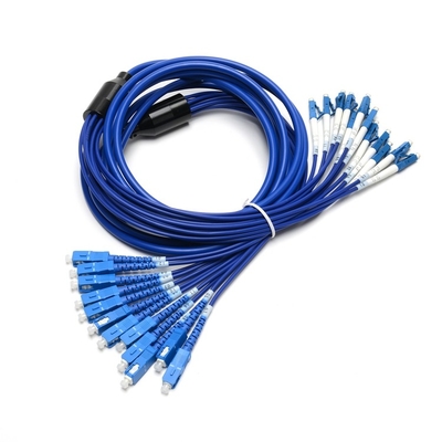 LC a la base multi 3M 10Gb del cordón de remiendo de la fibra óptica del modo del SC 12