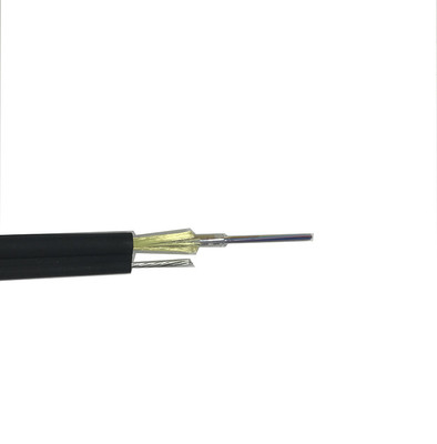 Cables de fribra óptica de GYTC8S, cable aéreo autosuficiente de la fibra de 6 corazones