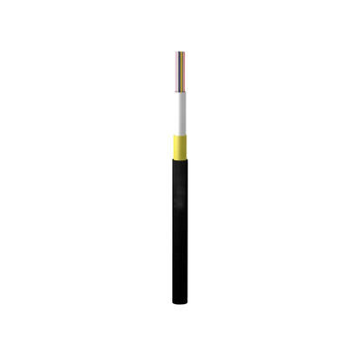 Cables de fribra óptica de la base de G652D 24, cable acorazado no metálico de la fibra de Unitube