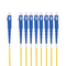 Divisor plástico FTTH GPON del PLC de la fibra óptica del módulo del PLC del SC UPC de la caja 1X8 del ABS