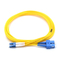 Cable del duplex 3.0m m G657A Lzsh del solo modo del cordón de remiendo de la fibra óptica del SC UPC-LC UPC