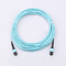 Cable de la fibra de OM3 MTP Mpo, cordón de remiendo del PVC LSZH Mpo compatible con Ethernet rápida