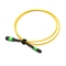 Cordón de remiendo de la fibra óptica OM3/OM4, cable 3m m de la fibra de MPO para CATV