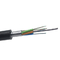 Chaqueta externa del modo GYTS/GYTA PE de los cables de fribra óptica acorazados del HDPE sola
